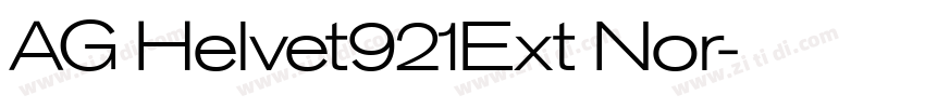 AG Helvet921Ext Nor字体转换